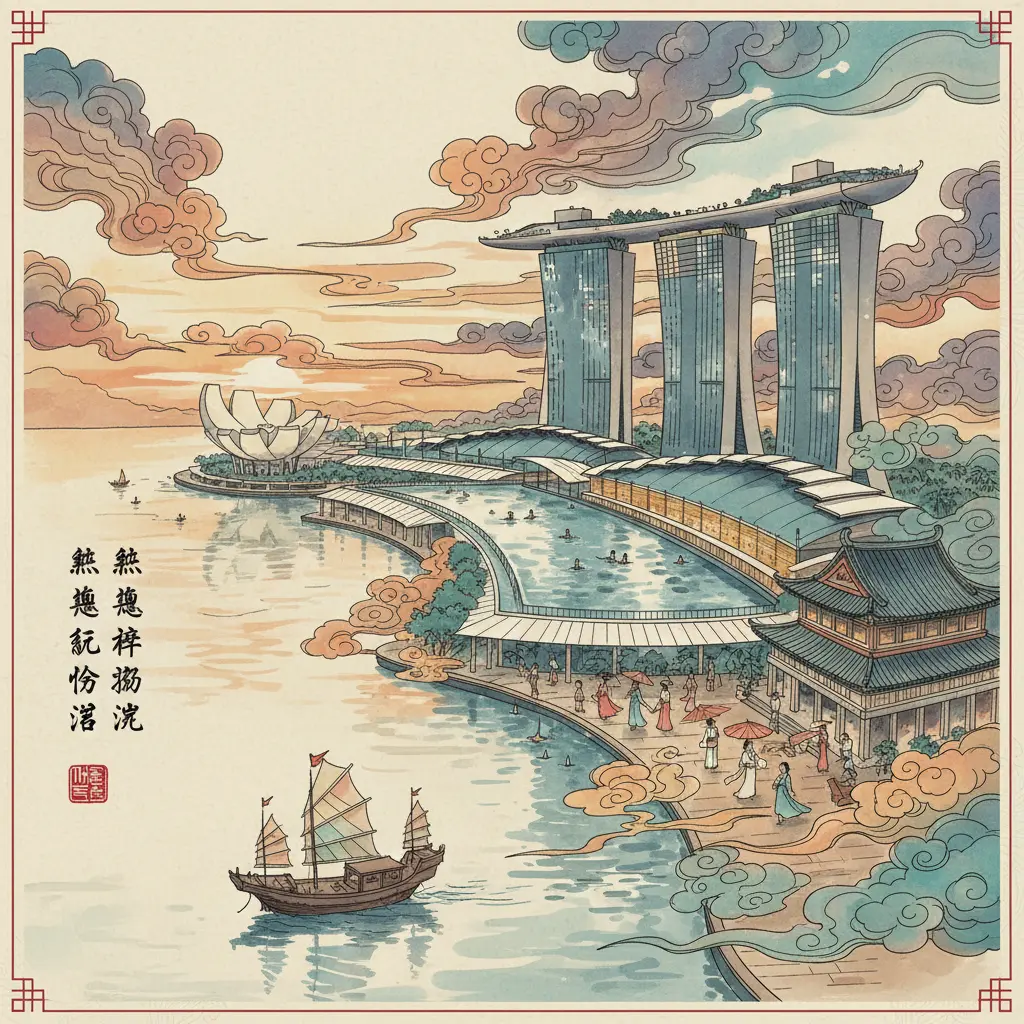 新加坡海灣金沙 - 無邊際泳池