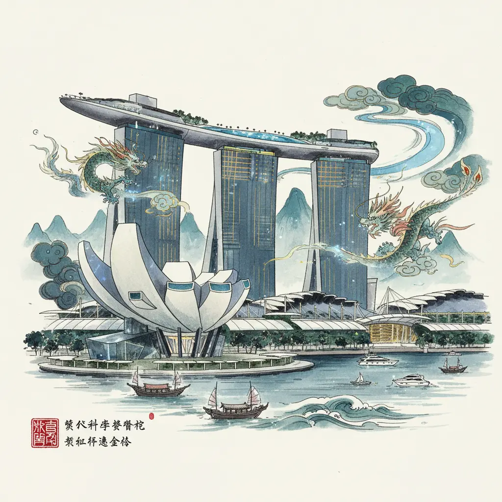 新加坡海灣金沙 - 藝術科學博物館