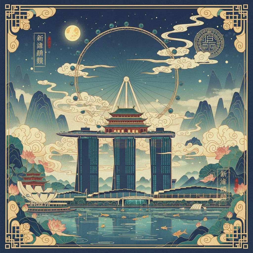 新加坡海灣金沙 - 新加坡摩天觀景輪